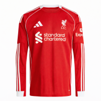 Ливерпуль футболка домашняя с длинным рукавом 2025/26