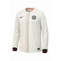 Челси футболка гостевая с длинным рукавом 2025/26