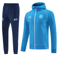 Наполи спортивный костюм с капюшоном голубой 2025/26 Наполи спортивный костюм с капюшоном голубой 2025/26