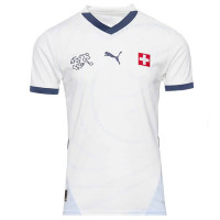 Сборная Швейцарии гостевая футболка евро 2024